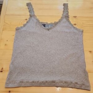 Millstrand Co Delilah Camisole Cocoa Brown Minky Lined Tank Top L